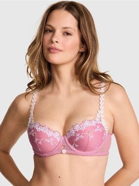 NWT, 34 C PINK WINK/Victoria’s secret’s LIGHTLY LINED BALCONETTE BRA